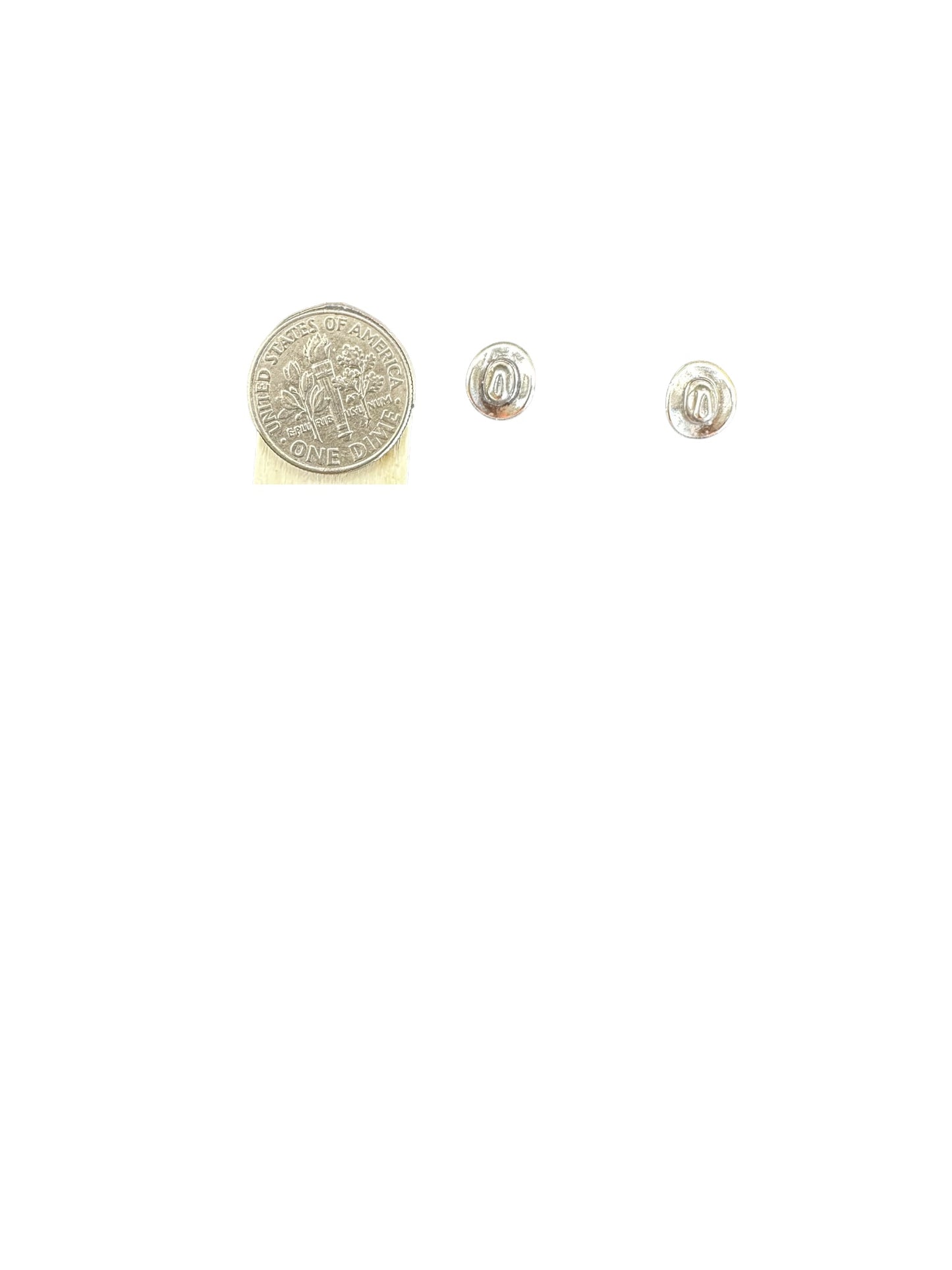 Mini Cowboy Hat Earrings - Sterling Silver - Ready Made