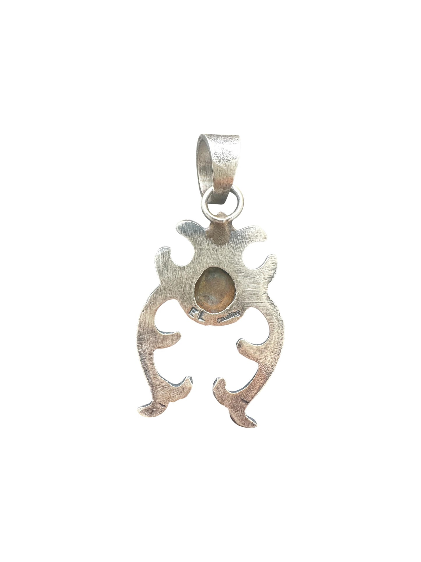 El Billah - Naja Pendant - Kingman Turquoise & Sterling Silver - Handmade Native American