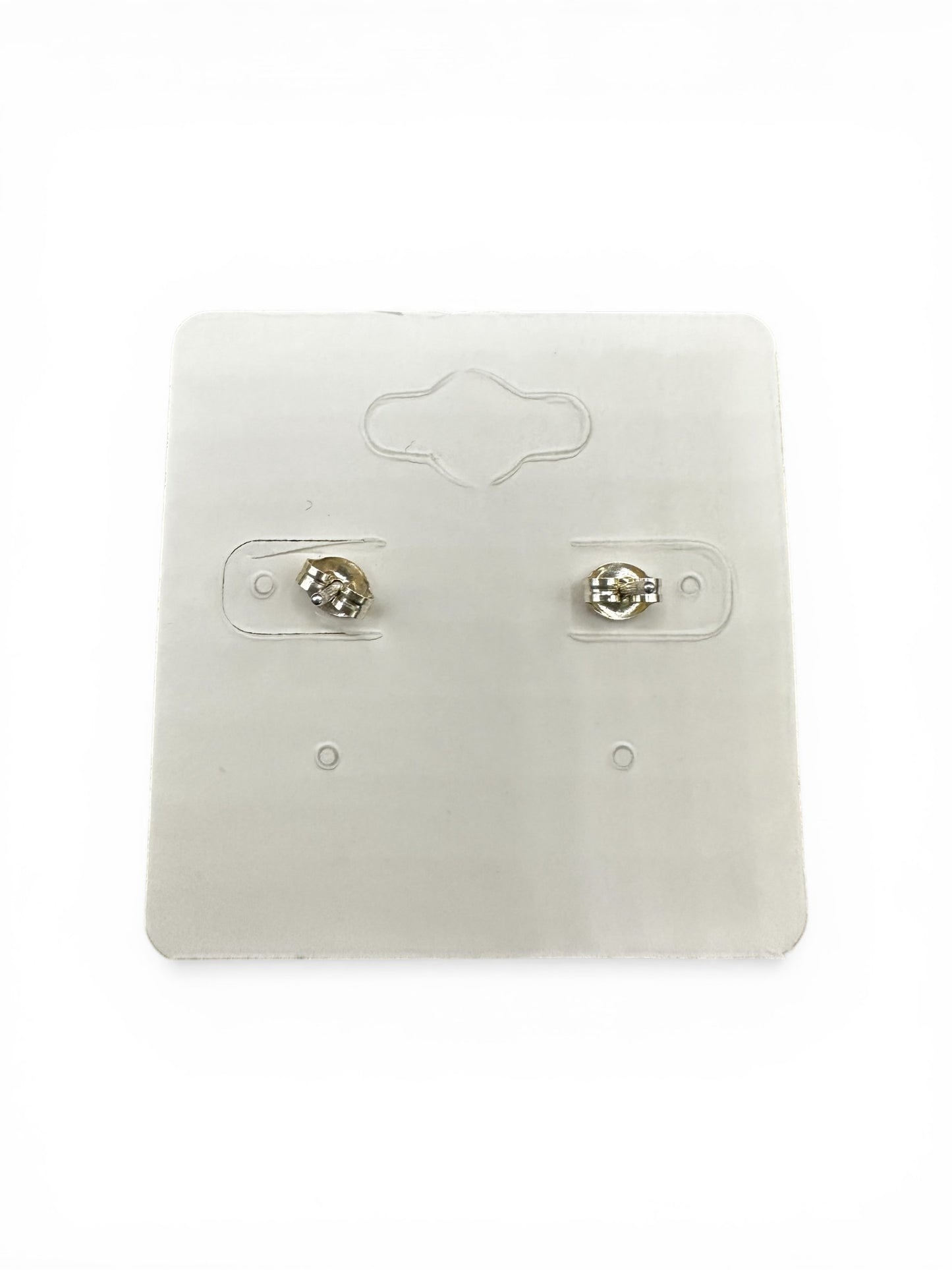 Small Butterfly Stud Earrings – Sterling Silver and Genuine Sleeping Beauty Turquoise - Authentic Native American Handmade - American Sterling Silver - Made in USA