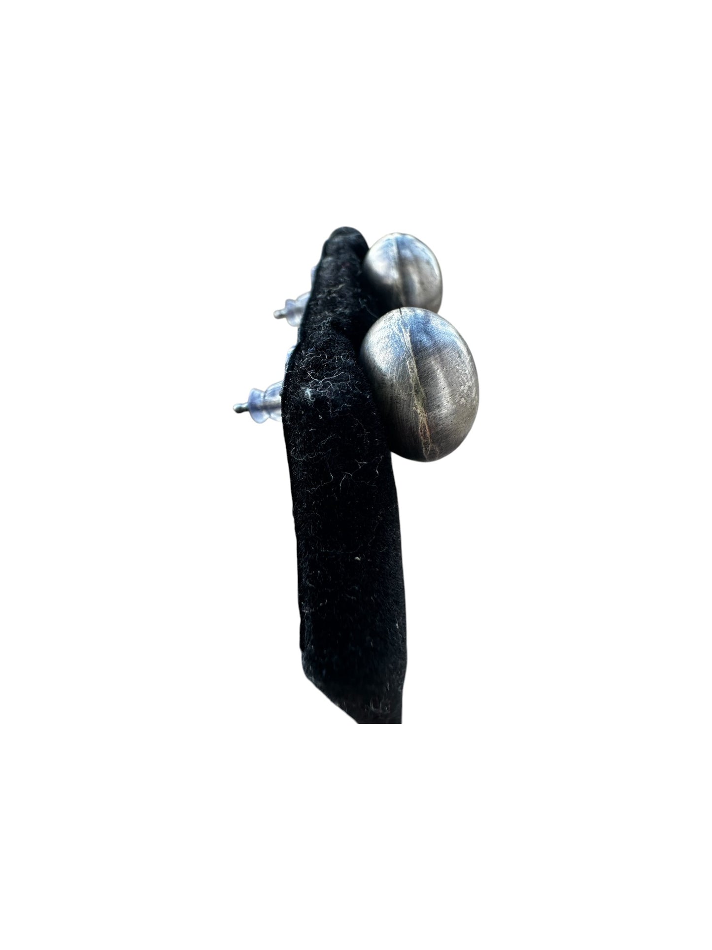 Authentic Navajo Pearl Stud Earrings - Handmade Native American - Sheryl Martinez