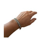 Sterling Silver Flat Pearl Cuff - Ready Made