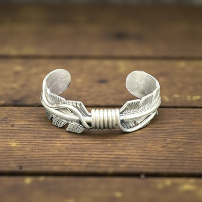 Men's Sterling Silver Cuff - Handcrafted Native American