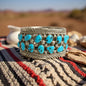 Tommy Moore - Sleeping Beauty Turquoise and Sterling Silver - Navajo Cuff