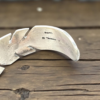 Men's Sterling Silver Cuff - Handcrafted Native American