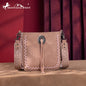 Montana West - Western Crossbody Saddle Bag - Whip Stitch