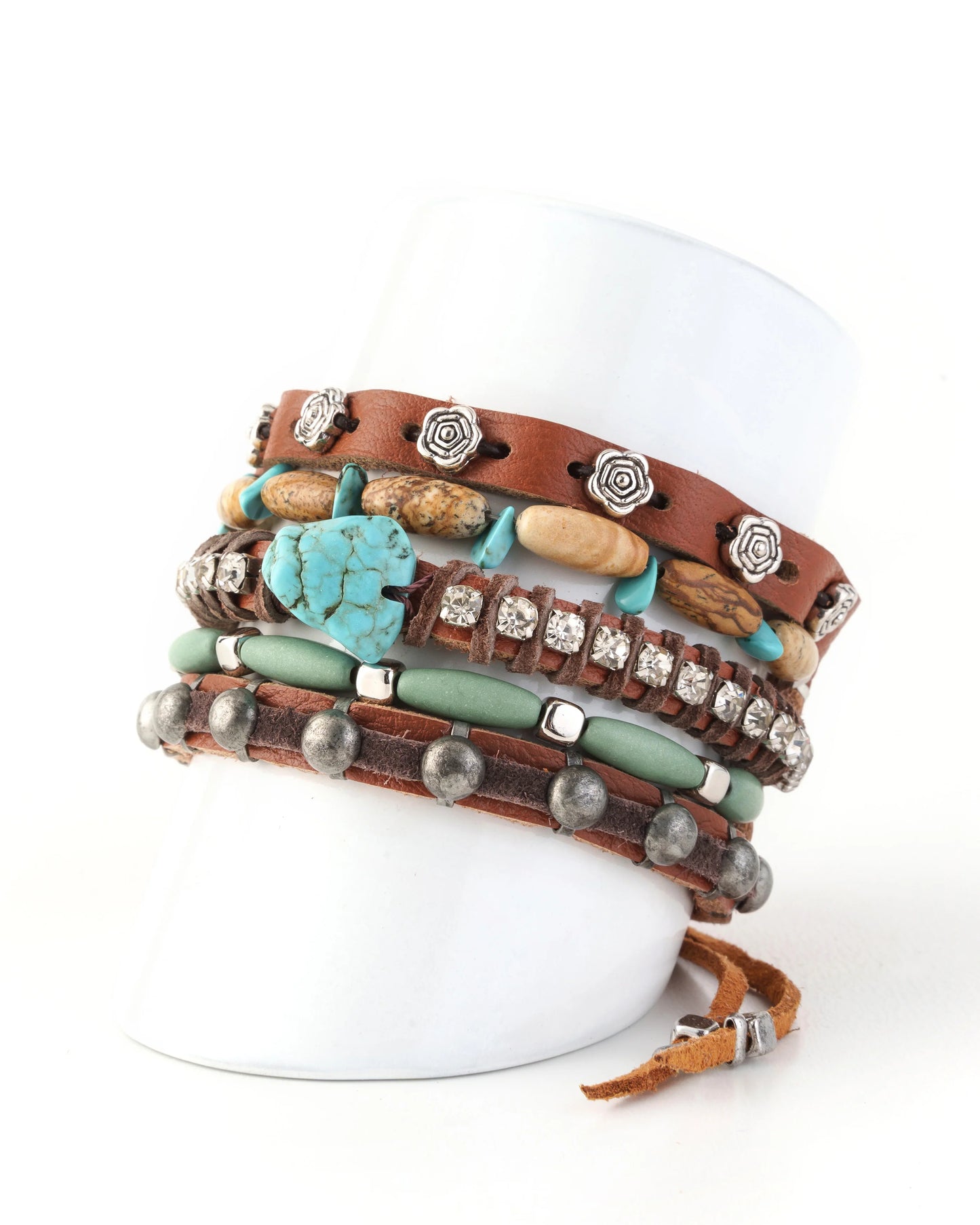 CLEARANCE - Nature’s Art - Leather Cuff - Not Native