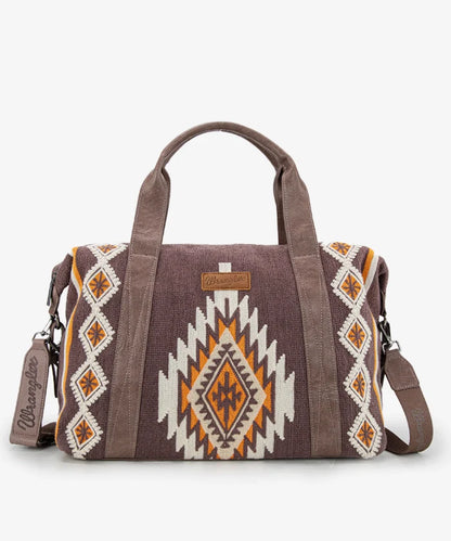 Wrangler - Duffle Bag w. Luggage Sleeve - Southwestern Pattern