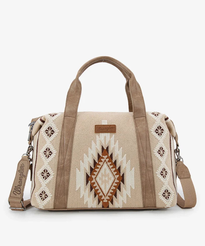 Wrangler - Duffle Bag w. Luggage Sleeve - Southwestern Pattern