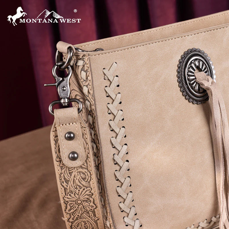 Montana West - Western Crossbody Saddle Bag - Whip Stitch