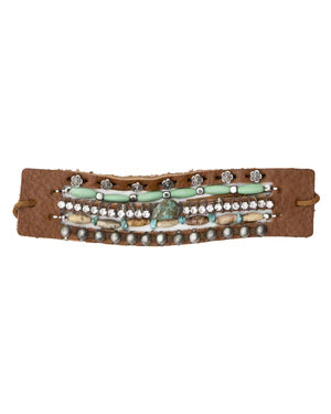 CLEARANCE - Nature’s Art - Leather Cuff - Not Native