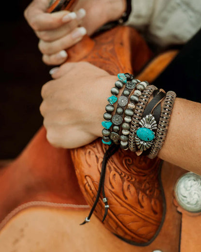 CLEARANCE - Lookin’ for Love - Leather Cuff - Not Native