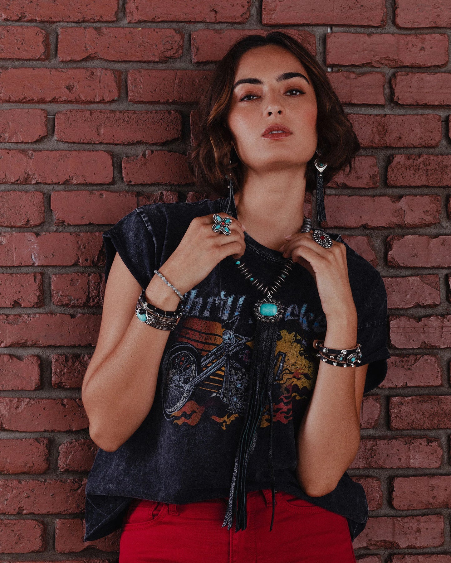 CLEARANCE - Own the Night - Leather Cuff - NOT NATIVE