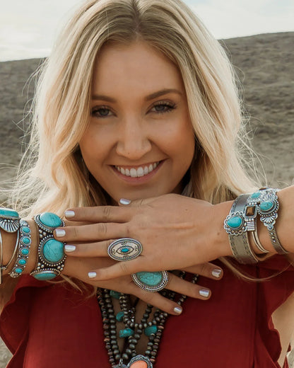 CLEARANCE - Stepping Stones - Leather Cuff - Not Native