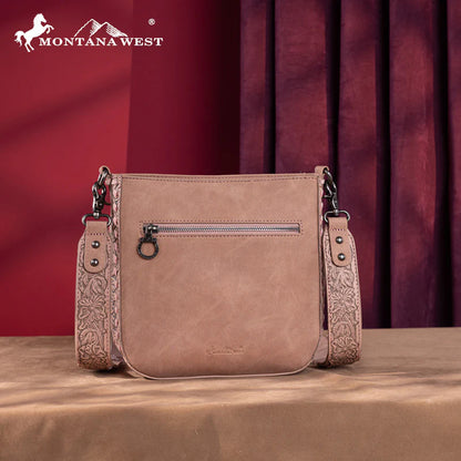Montana West - Western Crossbody Saddle Bag - Whip Stitch