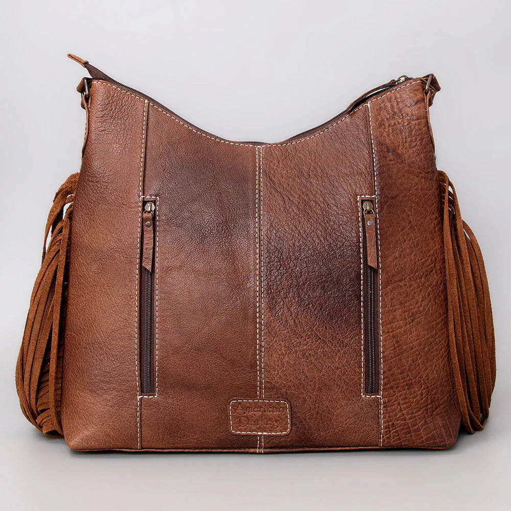 American Darling - Hobo Hair On Genuine Western Leather Women's Conceal Carry (CCW) Purse - Snake Print