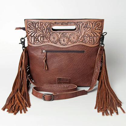 American Darling - Crossbody Genuine Western Leather Women Bag - Snake Print