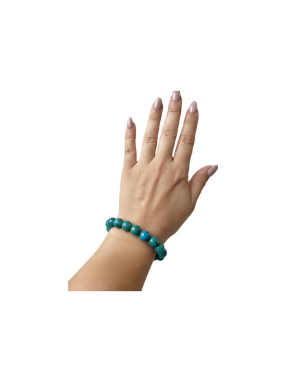 Chrysocolla Stretch Bracelet — The Stone of Graceful Expression – Artisan Collection
