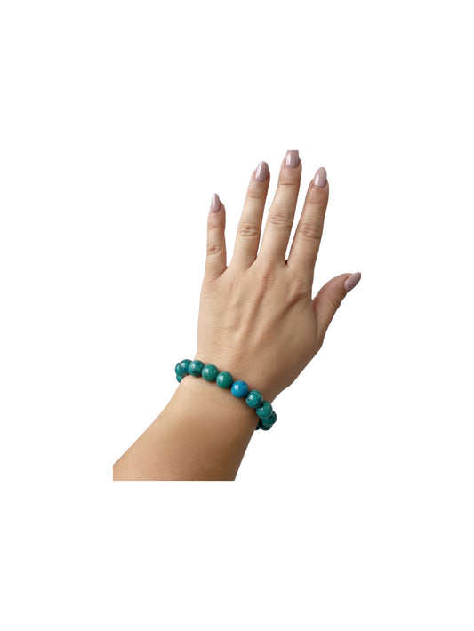 Chrysocolla Stretch Bracelet — The Stone of Graceful Expression – Artisan Collection