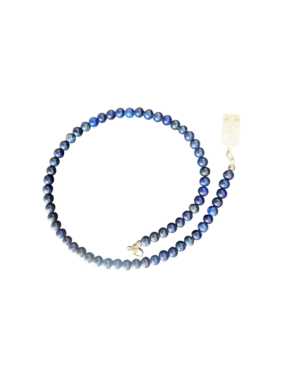 6MM Pearls - Lapis Lazuli Necklace -  Hand Strung Artisan Collection