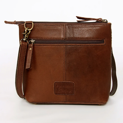 American Darling - Hair on Crossbody Genuine Western Leather Women Bag with Snake-Print