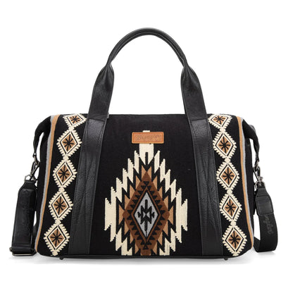 Wrangler - Duffle Bag w. Luggage Sleeve - Southwestern Pattern