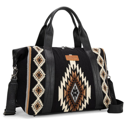 Wrangler - Duffle Bag w. Luggage Sleeve - Southwestern Pattern