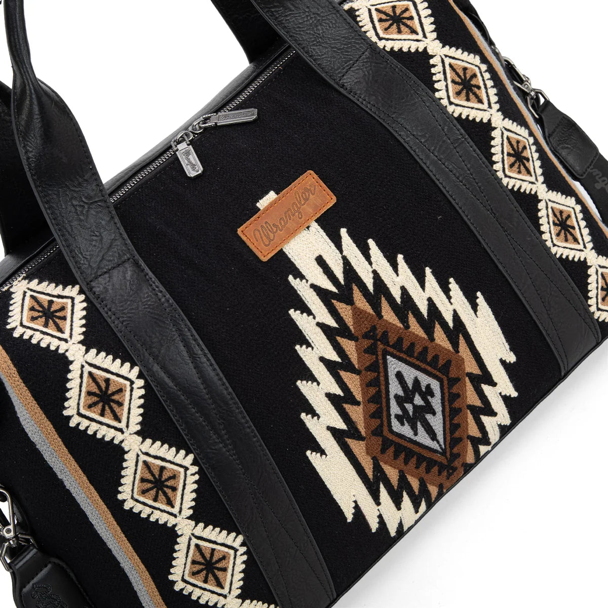 Wrangler - Duffle Bag w. Luggage Sleeve - Southwestern Pattern