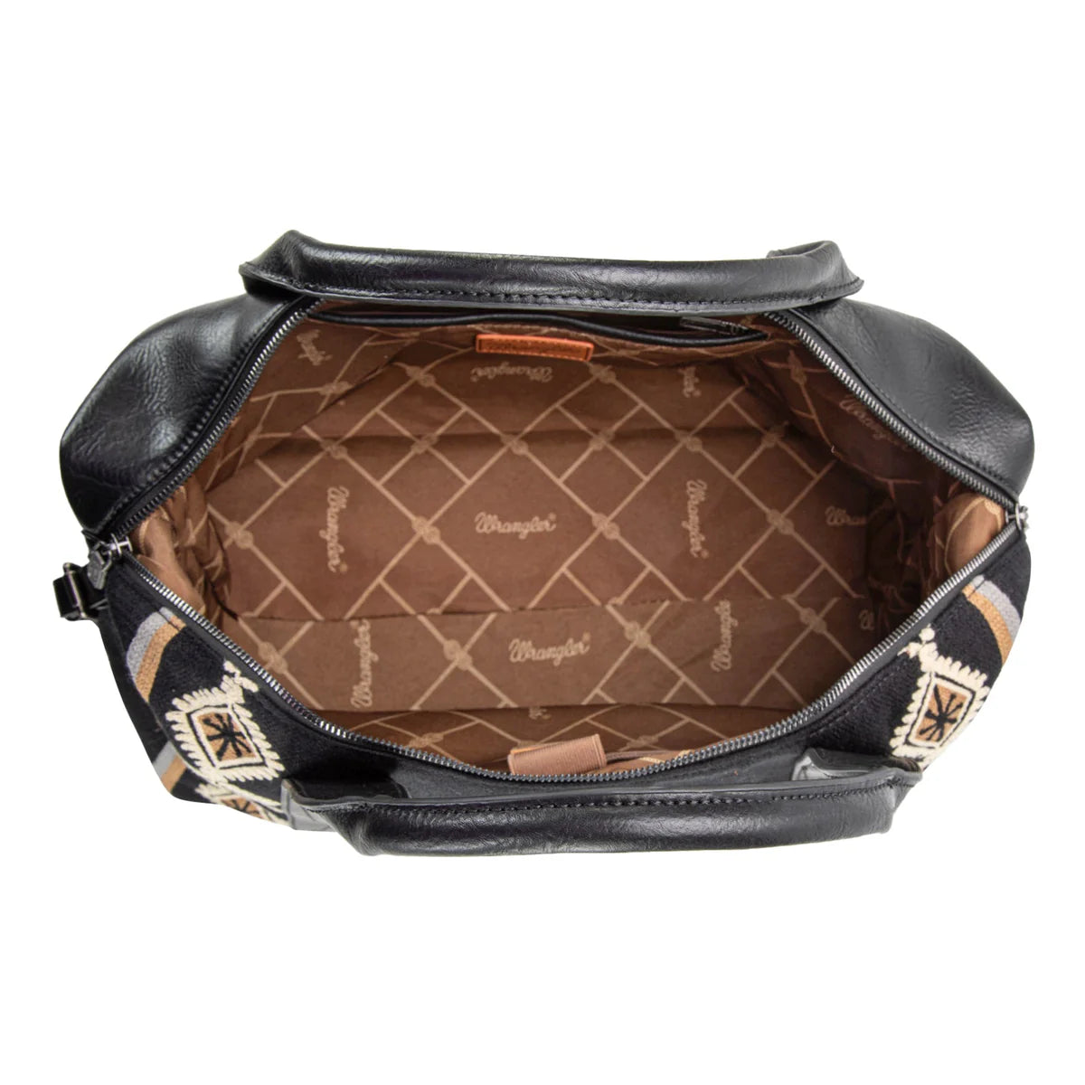 Wrangler - Duffle Bag w. Luggage Sleeve - Southwestern Pattern
