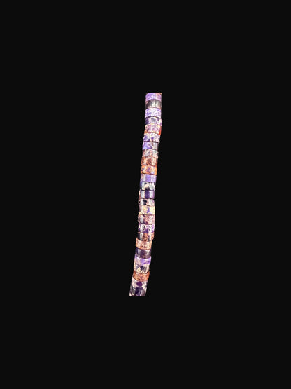 4MM Heishi Necklace – Genuine Jasper Quartz  - Hand-strung Artisan Collection