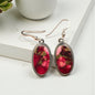 Byron Begay - Dahlia Rose and Sterling Silver Earrings - Handmade Native American