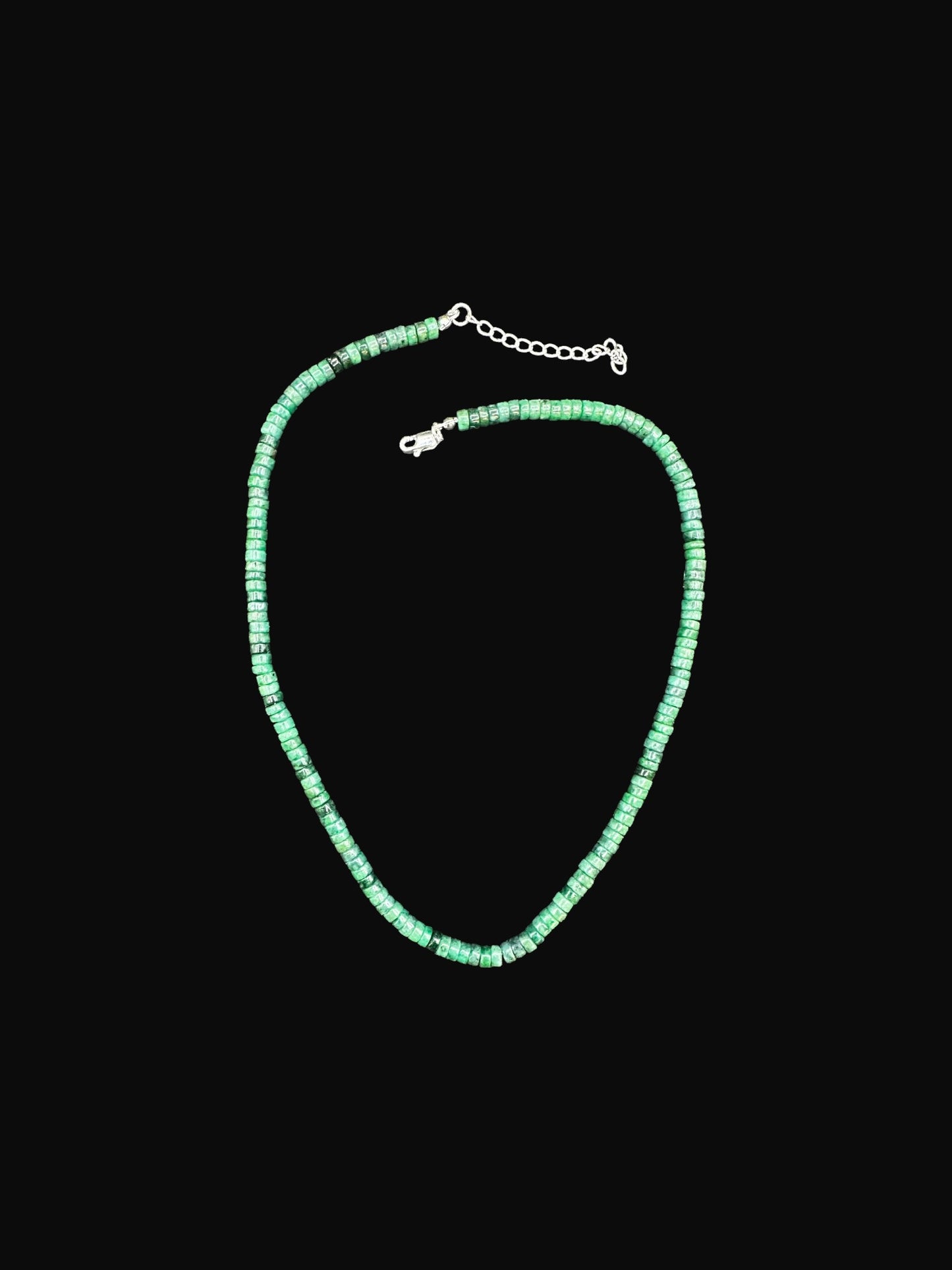4MM Heishi Necklace – Genuine Jasper Quartz  - Ready Made