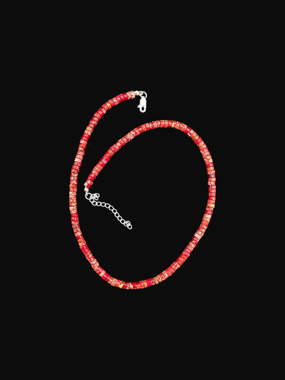 4MM Heishi Necklace – Genuine Jasper Quartz  - Ready Made