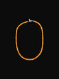 4MM Heishi Necklace – Genuine Orange Spiny Oyster - Hand Strung Artisan Collection