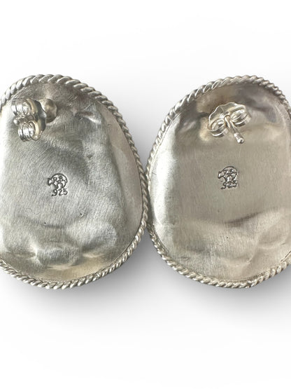 Bobby Platero | Cowboy Hat Pendant & Earrings SET | Sterling Silver & Turquoise | Handmade Native American