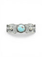 Kevin Billah - Sonoran Turquoise and Sterling Silver Women's Cuff - Handmade Native American