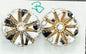 Handcrafted Zuni Sterling Silver White Buffalo Stud Earrings