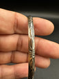 Skinny Stacker Cuff Bracelet – Sterling Silver -  Authentic Native American Handmade - American Sterling Silver - Made in USA – Leander Tahe