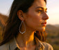 Sterling Silver 3mm-5mm Pearls - Dangle Earrings - Hand-Strung