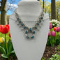 Handcrafted Native American Squash Blossom, Naja Pendant, Sterling Silver Beaded Necklace.