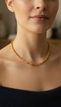 Genuine Bumble Bee Quartz Heishi Necklace - Ready Made