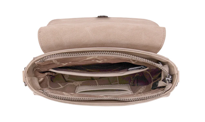 Montana West - Wrangler Women's Tooled Saddle Crossbody Handbag/Purse