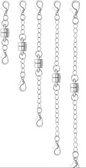 Magnetic End Clasps Bracelet, Anklet, Necklace Extender - Stainless Steel - Jewelry Accessories
