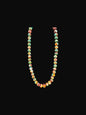 8MM Pearl Necklace - Pressed Genuine Turquoise & Spiny Oyster Pearl -  Hand-Strung Artisan Collection