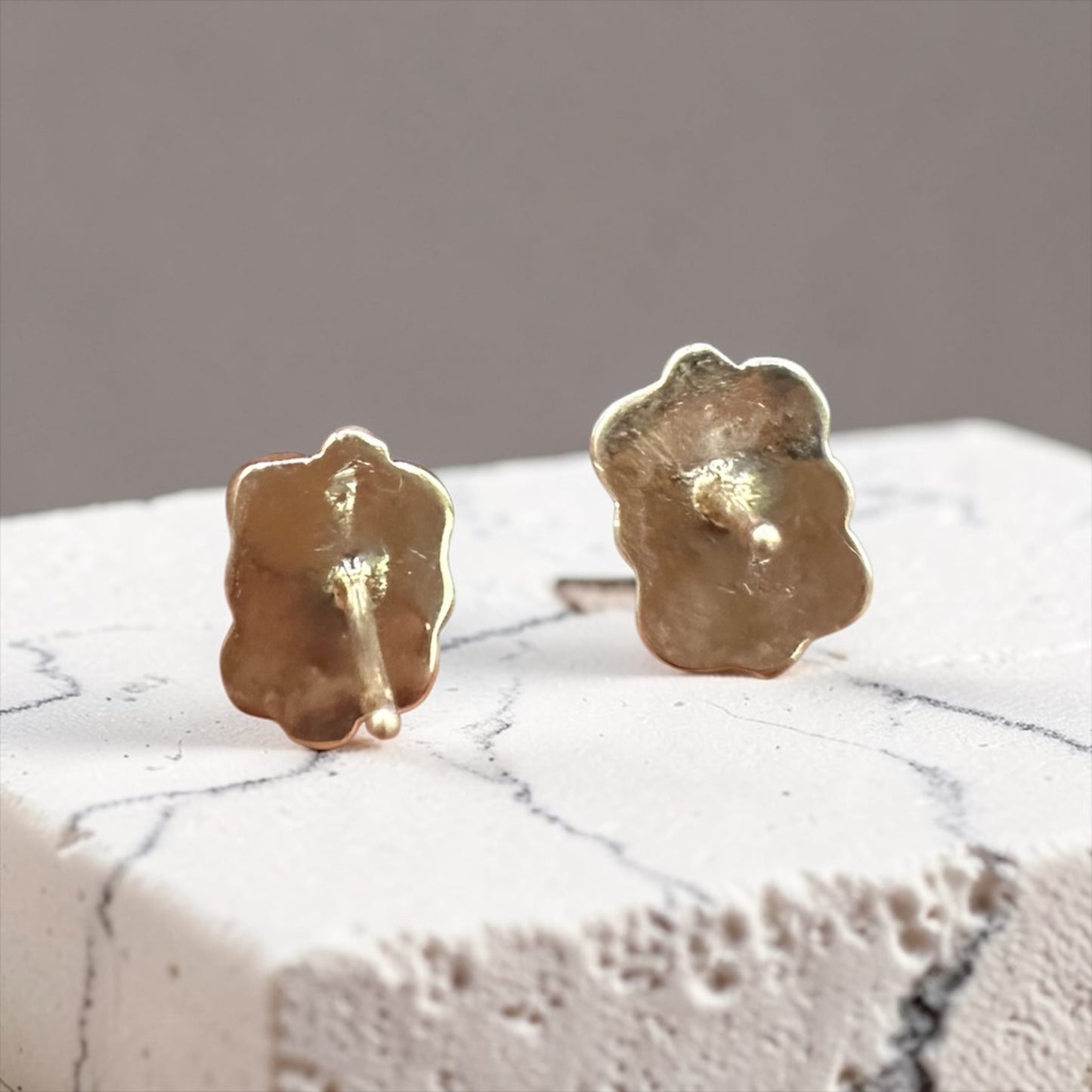 Small Butterfly Stud Earrings – Sterling Silver and Genuine Sleeping Beauty Turquoise -  Authentic Native American Handmade - American Sterling Silver - Made in USA