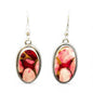 Byron Begay - Dahlia Rose and Sterling Silver Earrings - Handmade Native American