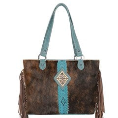 Trinity Ranch Hair On Cowhide Concealed Carry Tote