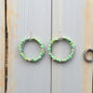 Sonoran Turquoise Chips Hoops - Hook Earrings - Handcrafted Native American