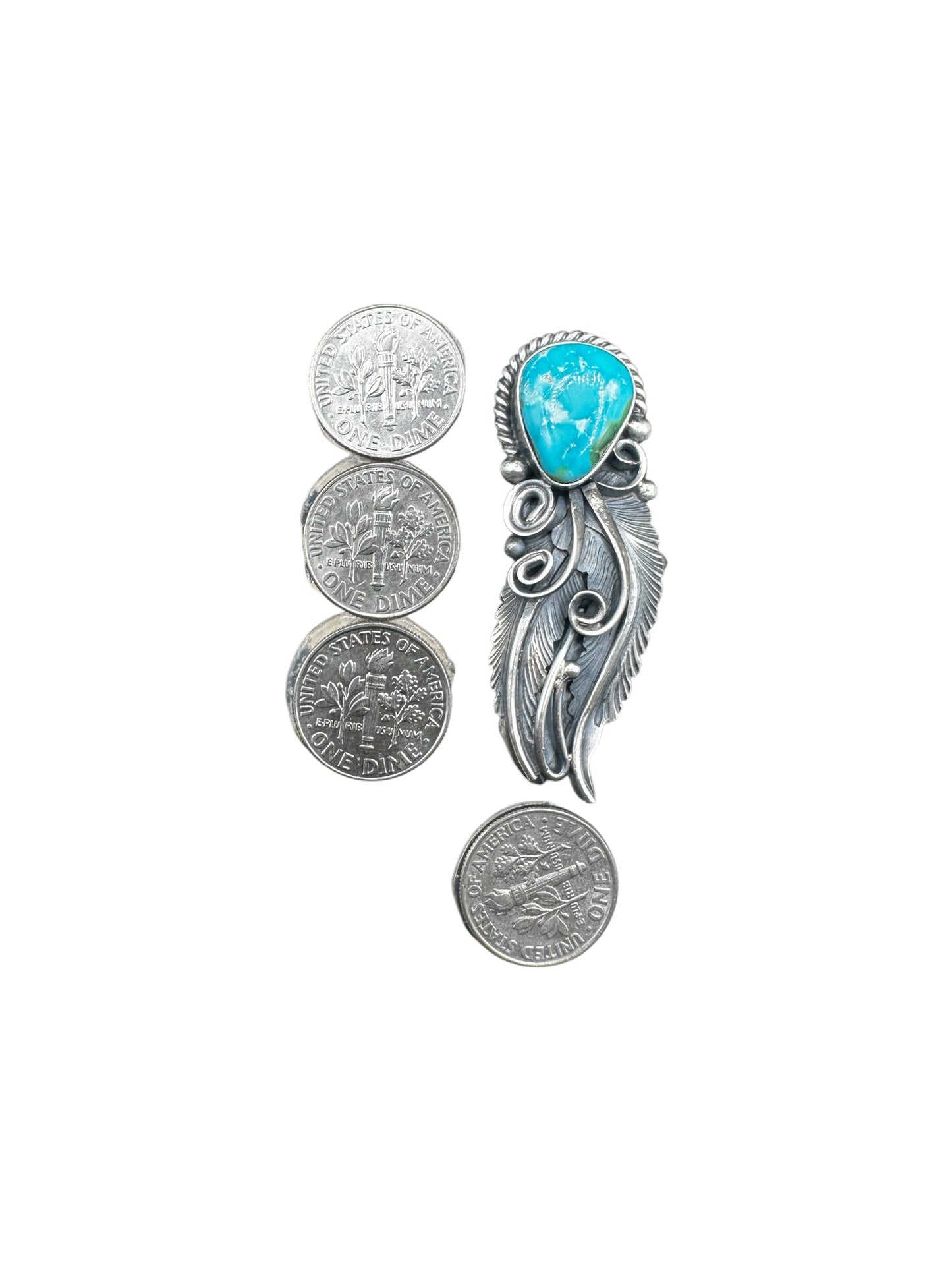 Medium Adjustable Crawler Ring - Sterling Silver and White Buffalo - Handmade Native American by Jimmy Lee