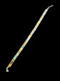 Dainty Tila Square Flat Beads - Stainless Steel Chain Bracelets - Ready Made