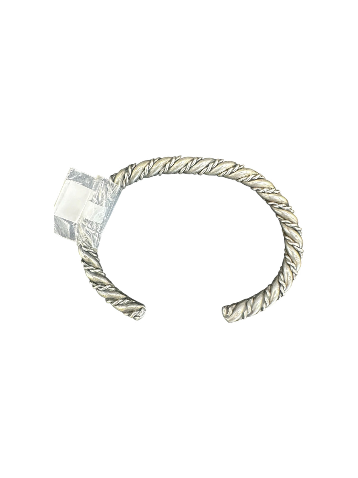 Michael Tahe - Barbed Wire Twisted Stacker Cuff Bracelet – Sterling Silver -  Native American Handmade
